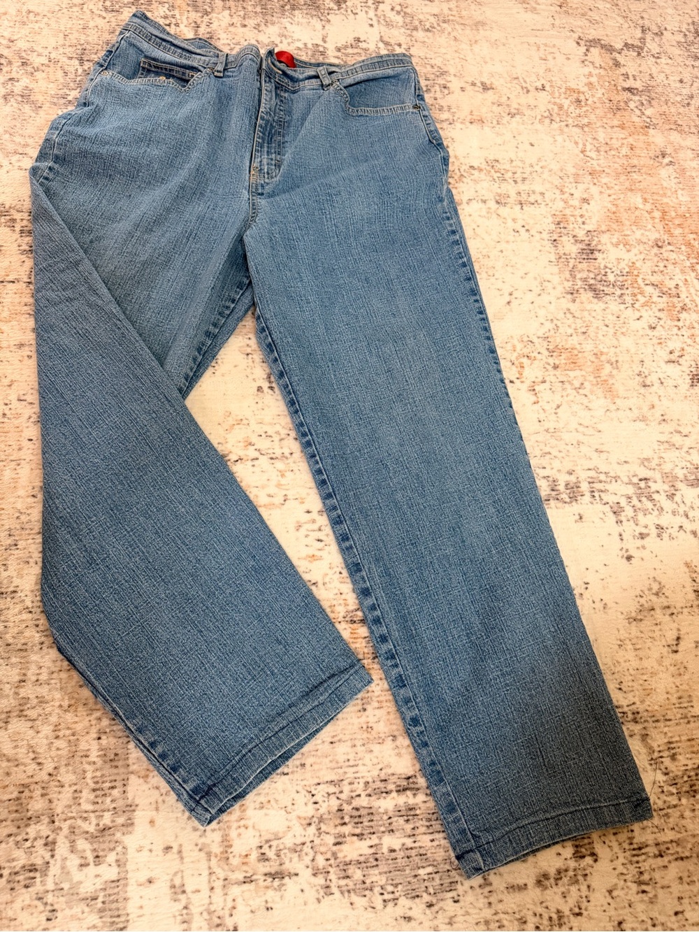 Vintage Gloria Vanderbilt Light Wash High-Rise mom Jeans size 18